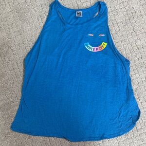 Zumba Blue Dance Happy Tank Top